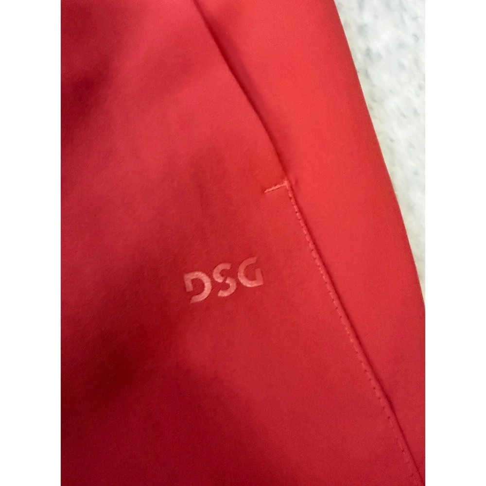 DSG Mens 8 Inch Agility Short Light Red Athletic Fit Moisture Wicking‎ Size S